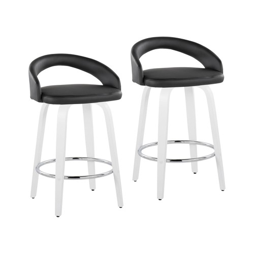 Grotto Upholstered 26" Fixed-height Counter Stool - Set Of 2
